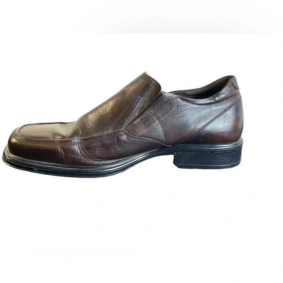 ALDO Vintage Leather Slip On Brown Size  45/11-11.5 - Picture 4 of 11